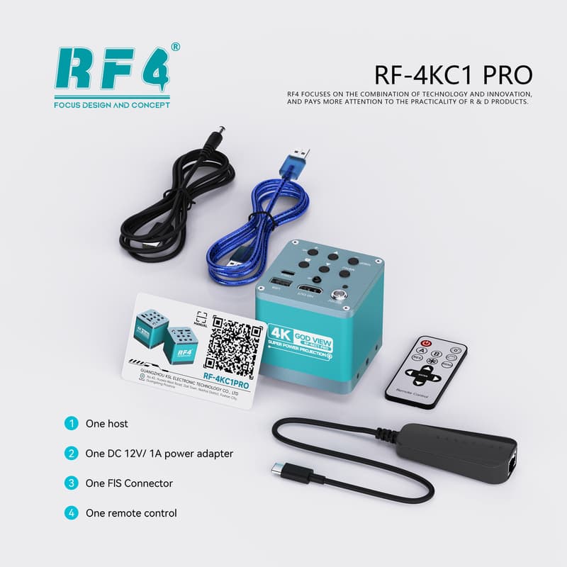 RF-4KC1 PRO — detalhe