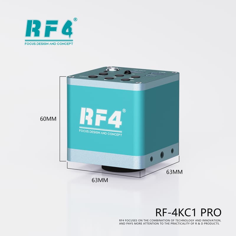 RF-4KC1 PRO — dimensões 63 × 63 × 60 mm