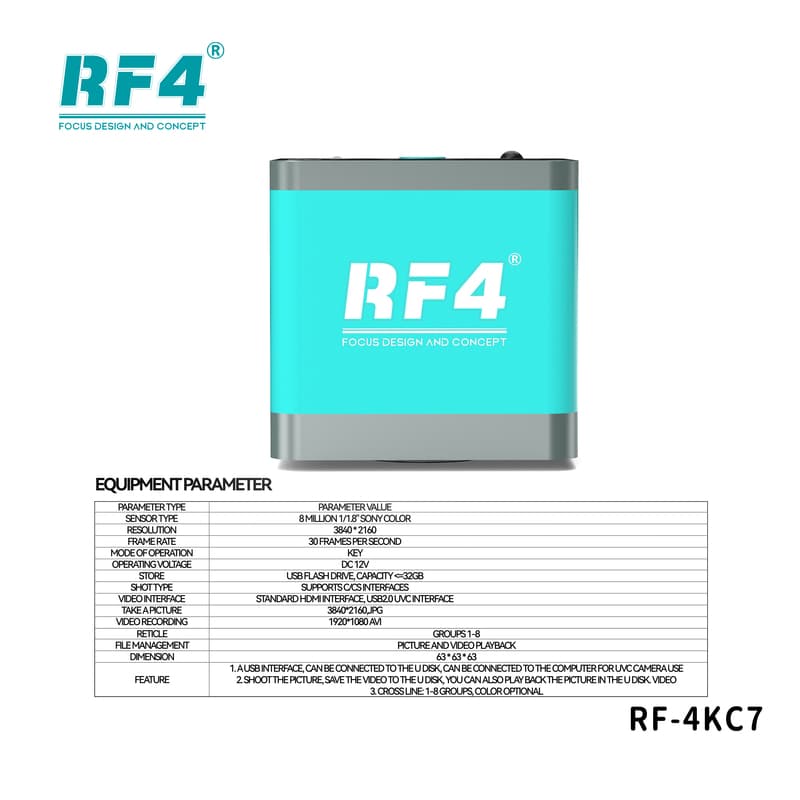 RF-4KC7 — ficha técnica