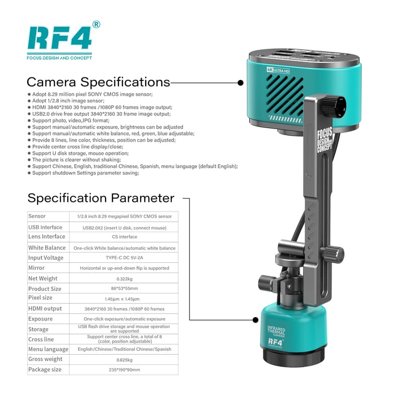 RF-C39L — ficha técnica